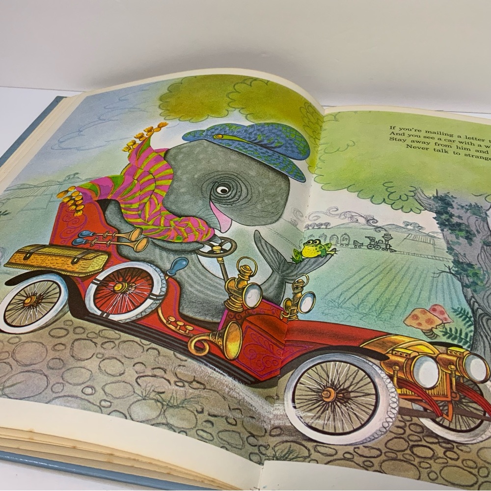 Never Talk to Strangers Vintage Hardcover Children’s Big Golden Book Irma Joyce - Picture 7 of 15
